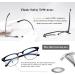 GY snail Blue Light Blocking Clear Glasses for Men Anti Eyestrain Better Sleep Round Computer Semi Rimless Nerd Glasses (Black Frame) - Buy Online on GoSupps.com