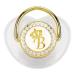 Buy Golden Silicone Baby Pacifier with Rhinestone Nipple - Perfect for Bathing | International Shipping - Buy Online on GoSupps.com