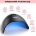 MelodySusie 48W UV LED Nail Lamp - Professional Nail Dryer for Gel Polish with 4 Timer Settings - Salon Quality UV Light for Mother's Day Gifts - Buy Online on GoSupps.com