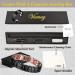 Vicmag Copper Bracelet for Men - Ultra Strength Magnetic Double Row - 99.99% Pure Copper - Adjustable with Tool - Gift Box Included (Black 4 Elements) - Buy Online on GoSupps.com