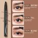 Liquid Eyebrow Pen Eyebrow Pencil with 4-Tip Eyebrow Pencil Makeup Long-Lasting Eyebrow Pencil for Women (03) - Buy Online on GoSupps.com
