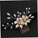 Beavorty flower hair comb bride hair comb clip wedding guest gold headband shiny metal headband bridal headdress sparking hair hoops crystal wedding headdress decorate Miss manual - Buy Online on GoSupps.com