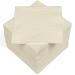 HEKU 100 single-colored napkins 3-layer 33x33cm i Uniform quality for events & gastronomy I practical 5-pack I highly absorbent and stylish cream