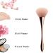 Buy No LIFE 2PC Large Head Makeup Brush Set | Jumbo Fluffy Round Blush & Kabuki Brushes for Flawless Contouring & Blending | International Shipping Available - Buy Online on GoSupps.com