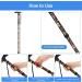 Supregear Folding Walking Stick - Adjustable & Lightweight Travel Cane for Elderly - Black Floral Design - Buy Online on GoSupps.com