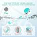 VOYOR Electric Body Brush Back Scrubber for Shower - Rechargeable Exfoliating Bath Brush with Long Handle - Deep Cleansing & Massaging Spin Brush BC100 (Blue) - Buy Online on GoSupps.com