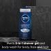 NIVEA MEN Cool Kick Body Wash | 3-in-1 Men Shower Gel (Body Face & Hair) 3x500mL Cool Kick 1 count (Pack of 3) - Buy Online on GoSupps.com