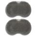 Uramoto shower-foot scrubber mat with non-slip suction cups foot scrubber for use in the shower silicone footbrush cleaning agent massage for dead skin improves the 2 pieces gray