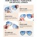 TIDE Bifocal Stick-on Reading Lenses - Clear Magnification 1.75x (1 Pair) for Enhanced Vision - Shop Internationally - Buy Online on GoSupps.com