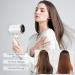 2000W Professional Ionic Hair Dryer with Diffuser | Fast Drying, Powerful Blow Dryer for Women | 2 Speed, 3 Heat Settings | Cool Shot Button | Travel-Friendly (White) - Buy Online on GoSupps.com