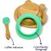 Little Fox Baby Bamboo Bowl with Suction Cup & Spoon | Non-Slip Design | Eco-Friendly Gift Box - Frog - Buy Online on GoSupps.com
