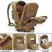 45L Military Tactical Backpack for Men - Camping Hiking Trekking Daypack - MOLLE 3 Day Assault Pack - Tan - Buy Online on GoSupps.com