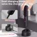 Biupky Cordless Hair Straightener Brush | Portable Ionic Hair Comb with 50M Ions & 9 Temp Settings | Type-C Rechargeable Travel Straightener - Buy Online on GoSupps.com