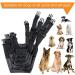 ewinever Dog Muzzles To Prevent Biting 5 PCS Different Sizes for Small Medium And Large Breathable Dog Muzzle with Adjustable Strap Black - Buy Online on GoSupps.com