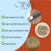 CAISHA XXL Hair Part Gum - Heat-Resistant Wavy Art Fiber Light Brown Blond Mix for Braids & Dutt | DM17cm - Buy Online on GoSupps.com