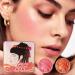 Embossed Smooth Powder Blush Palette For Cheeks Embossed Girl Blush for Cheeks Matte Face Powder Blush Palette Natural Makeup Long Lasting Blush for Cheeks Powder Blush for All Skins (Pink+Orange) - Buy Online on GoSupps.com