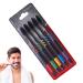 Calakono toothbrush for adults soft toothbrushes |5 pieces of coal toothbrush bamboo coal care teeth several colors for the moon family five black