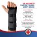 Wrist Support Brace for Left Hand - Doctor Developed Carpal Tunnel Relief with Handbook - Effective Pain Relief and Splint Support - Buy Online on GoSupps.com