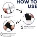 URSA Tape Stretchy Moleskin Fabric Roll - Heavy-Duty No-Residue Fashion & Body Tape - Black, 100x15cm - Buy Online on GoSupps.com