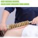 Natural Wooden Back Massage Roller - 12 Rotating Handle for Deep Tissue Relief Cellulite Treatment Neck & Body Massage 44cm - Shop Internationally! - Buy Online on GoSupps.com