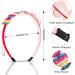 Whaline 12Pack Rainbow Glitter Heart and Star Headbands for Girls | Hair Accessories Set - Buy Online on GoSupps.com