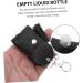 Didiseaon Shampoo Travel Container Perfume Bottle Set Holder Keychain Bottle Cover Keyring Silicone Bottle Caps Travel Hand Bottle Keychain Mini Perfume Bottle Water Bottle Cover 10x4.3cm Black - Buy Online on GoSupps.com