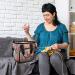 SumDirect Yarn Bag - Knitting Organizer Tote for Yarn, Needles, Hooks & Accessories (Forest) - Buy Online on GoSupps.com