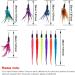 TIESOME Cat Feather Toys 12 PCS Replacement Cat Wand Refills Cat Feathers Refill Cat Toy Replacement Feathers Worms Interactive Cat Toy Wand Kitten Toys to Play Chase Exercise - Buy Online on GoSupps.com