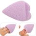 Baluue Compressed Facial Sponge Heart Shaped Exfoliating Face Scrubber Puff Reusable Makeup Remover Cosmetic Spa Sponges for Facial Cleansing Purple - Buy Online on GoSupps.com