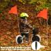 Huamudm Bicycle Pennant Rod & Flag Trailer - Child Safety Bike Flag for Kids - Secure Bicycle Pennant for Children - Buy Online on GoSupps.com