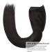 Yamel Human Hair Invisible Wire Hair Extension Natural Black 16 Inch Fish Line 1 Piece Real Human Hair Secret Extensions - Buy Online on GoSupps.com