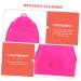Stainless Steel Mirror Makeup Brush Cleaning Pad & Silicone Face Scrubber Gloves | 19x13cm Rosy | Perfect for Brush Cleaning & Face Cleansing - Buy Online on GoSupps.com