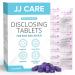 JJ Care Disclosing Tablets for Teeth (Pack of 120) Plaque Disclosing Tablet for Kids, Dental Disclosing Tablets in Berry Flavor, for Kids and Adults, Teeth Coloring Plaque Disclosing Tablet 120 Count (Pack of 1)