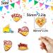 Kids' Pizza Themed Happy Birthday Cupcake Toppers Set of 18 - Perfect for pizza parties baby shower parties and birthday party decorations for boys and girls - SugarGera - Buy Online on GoSupps.com