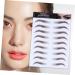 POPETPOP 4pcs Eyebrow Stickers Waterproof Makeup Authentic Eyebrows Stickers Artificial Eyebrow Makeup Tools - Buy Online on GoSupps.com