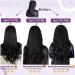 Buy Laavoo Brown Clip-In Real Hair Extensions | 55cm Remy Hair 105g | Natural Straight Double Tress - Buy Online on GoSupps.com