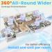 Ultrasonic Pest Repeller - Electronic Plug-in Repellent for Mosquitoes, Mice, Fleas, Spiders, Ants, Roaches - Safe for Humans & Pets - 6 Pack - Buy Online on GoSupps.com