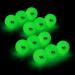 R&L Glow Golf Balls for Night Sports - Tournament Fluorescent Glowing in The Dark Golf Ball - Long Lasting Bright Luminous Balls 6 Pack + Flashlight
