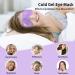 Cavoilu 2Pack Gel Eye Mask for Dark Circles & Puffiness - Hot & Cold Cooling, Reusable, Stress Relief - Purple - Buy Online on GoSupps.com