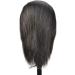 Real Human Hair Training Head - Adjustable Female Tailor Puppet for Hairdressing Perming and Coloring - Buy Online on GoSupps.com