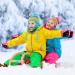 Kids Snow Ski Gloves - Waterproof & Warm Mittens for Girls and Boys | Rose Red | Ages 3-6 Years - Buy Online on GoSupps.com