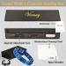 Vicmag Men Magnetic Bracelet Titanium Steel, Double Row 3500 Gauss Wristband with Adjustment Tool and Gift Box (Pure Blue 4 Elements) - Buy Online on GoSupps.com