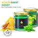 Miel d'Acacia la Menthe 250g Caravella Fine Food | Italien Ar me l ger Rafra chissant et Menthol | Fluide Clair Vert Dor | Id al pour Arroser Glacer Th Fromages Cocktails Cr pes - Buy Online on GoSupps.com