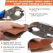 Heavy Duty Snap Fasteners Kit with Pliers for Metal Snap Installation - 15mm Marine Snaps for Boat Cover/Canvas/Carpet/Leather - Stainless Steel - MinliGUY - Buy Online on GoSupps.com