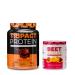 Nutrology TRIPACT Protein Powder 7-in-1 Meal Replacement Shake Creamy Chocolate Flavor (20 Servings) Beet Active Natural Pre-Workout Powder Passion Fruit Flavor (30 Servings)