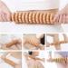 Srttr Fascienstab Wood Massage Roller - Anti-Cellulite Beech Wood Body Roller for Legs & Neck - 43 cm Fascia Relief - Buy Online on GoSupps.com