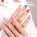 Shop Semi Cured Gel Nail Strips - 20pcs Salon Quality DIY Stickers | Glossy Orange & Easy Application - Perfect for Any Nail Lamp - Buy Online on GoSupps.com