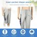 Unisex Daily Wear Care Underwear Shorts for Ostomy & Urinate Drainage - Comfortable Gray Pants - Buy Online on GoSupps.com