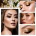 LUXAZA 6 PCS Brown Neutral Metallic Eyeshadow Stick - Waterproof & Long Lasting Eye Brightener and Liner Pen - Champagne Brown Cream Shimmer Eyeshadow Pencil - Buy Online on GoSupps.com