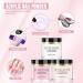 6 Colors Nail Dipping Powder Kit - Dipping Powder for Beginners - Classic All Seasons Tones French Nail Art Starter Manicure Salon DIY at Home - No Needed Nail Lamp Curing - Buy Online on GoSupps.com